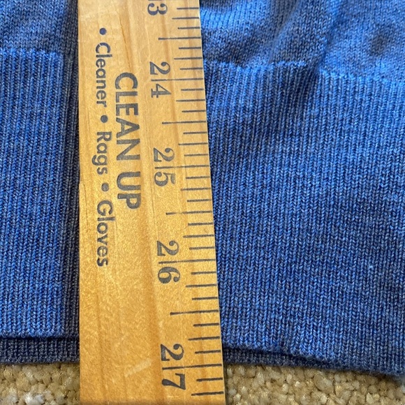 ORVIS Merino Wool 1/4 Zip Sweater Blue Size SMALL - Picture 6 of 11